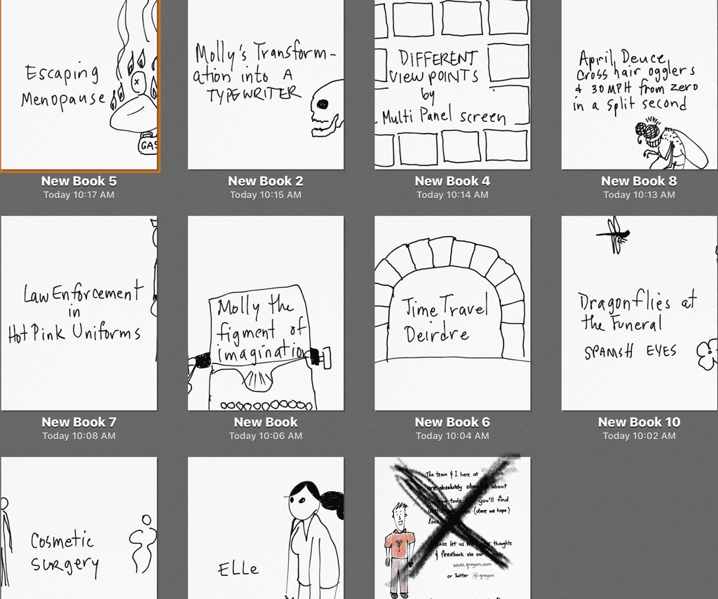 Index card / doodle merge - Inkflow app Index card / doodle merge - Inkflow app